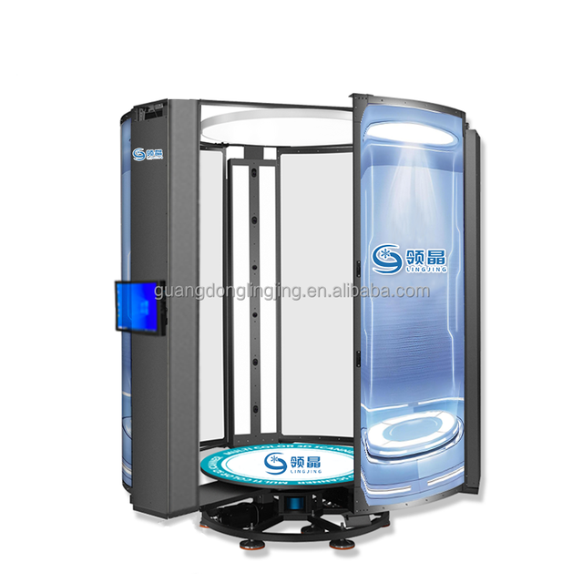 Fully Automatic Simple Operation Full Color Custom Portraits Dolls 360-Degree Camera 3D Printing Scanner for Figurines Workshop