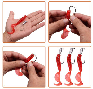 Strike King Tour Grade Plomb Matériau <span class=keywords><strong>Tube</strong></span> Jig Heads Appât - Product Image 5