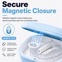 Étuis pour aligneurs orthodontiques à prix d'usine, étuis colorés pour aligneurs dentaires avec fermeture magnétique