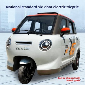 Triciclo Eléctrico Tipo Scooter Cerrado <span class=keywords><strong>para</strong></span> Adultos, Uso Doméstico, Energía Nueva, 30-50 km/h, <span class=keywords><strong>para</strong></span> Recoger y Entregar Niños - Product Image 1