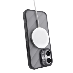 Stripe Texture Matte Lens Protect <b>Camera</b> Protector Transparent Wireless Charging Mobile Phone Cases For iPhone 17 Anti-Shock - Product Image 4