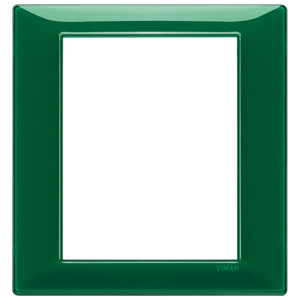 Plaque murale en verre Vimar Emerald 18,5 cm carrée pour interrupteurs - Product Image 1