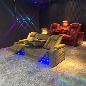 بيع مباشر من الشركة المصنعة كرسي كرسي كرسي كرسي كرسي كرسي كرسي للمسرح المنزلي أحدث تصميم مقعد كهربائي مجموعة كرسي كاذب فيلم من نسيج المايكروفايبر - Product Image 6