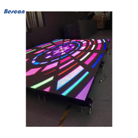 Écran LED interactif pour sol de danse, scène de discothèque, club de nuit, DJ, intérieur intelligent, P3.91