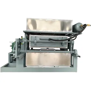 Machine de moulage de pulpe rotative 4 côtés machine de formage de plateaux à oeufs faisant 3000 pcs/hr plateaux à oeufs