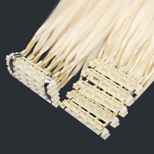 Qingdao <span class=keywords><strong>Haohao</strong></span> Vente en gros Cheveux humains Remy de haute qualité 12A Extension de cheveux 6D 3ème Extension de cheveux 6D Nouvelle arrivée - Product Image 3