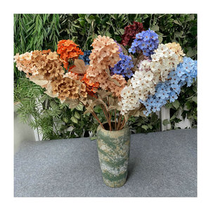 Flores Artificiales Queyiyi, Ramas de Hortensias en Forma de Copo de Nieve de 3 Cabezas, de 30cm a 100cm, para Decoración de Bodas y Hogar - Product Image 3