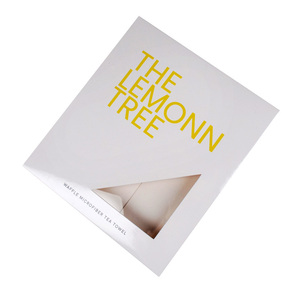 Bán nóng tùy chỉnh thẻ trắng phong bì Hộp khăn lụa thường được sử dụng hộp tam giác thiết kế cửa sổ hộp trưng bày sản phẩm - Product Image 1