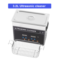 Nettoyeur à ultrasons portable 3L AC 110V/220V pour prothèses dentaires, bijoux, manucure, machine à laver ultrasonique dentaire
