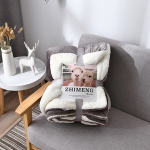 Manufacturer Direct Lamb Wool <strong>Blanket</strong> Solid Color Winter extra Thick <strong>Woolen</strong> <strong>Blanket</strong> Single and Double Cover <strong>Blanket</strong> Gift Warm - Product Image 2