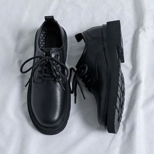 Chaussures en cuir à lacets BaiHu pour hommes de haute qualité avec semelles antidérapantes et effet de hauteur accrue, style décontracté - Product Image 6