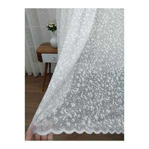 Tenda in Tulle semplice lavorata a maglia, 150x250, piega chiusa, 1/3