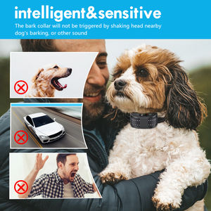 कोई सदमे आवाज सक्रिय डबल कंपन बार्क नियंत्रण रिचार्जेबल कुत्ते की छाल कॉलर कुत्तों के लिए - Product Image 5