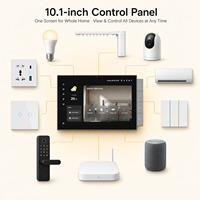 Panel Kontrol Pusat Otomasi Rumah Pintar 10 Inci Baru, Perangkat Tuya Zigbee, Kontrol Skenario, Layar Sentuh Smart Life, Rumah Pintar