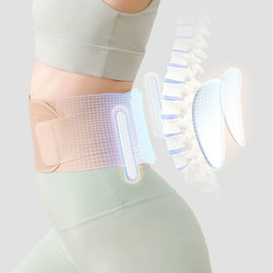 Ceinture de soutien lombaire respirante pour soulager les douleurs du bas du dos, idéale pour le sport, le fitness, le yoga et le remodelage abdominal, ajustable - Product Image 3