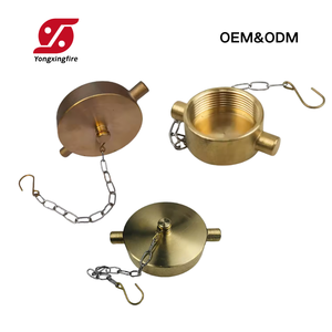 Prix de gros Norme américaine Raccords NPT/NH de 1,5 pouce, Bouchon aveugle en laiton NH de 2,5 pouces pour hydrant d'incendie, Cache d'hydrant d'incendie en laiton - Product Image 1