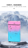 Étui à cigarettes magique à la mode portable briquet électrique rechargeable USB