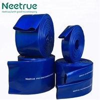 Tuyau plat en PVC flexible et durable de 6 pouces, idéal pour l'irrigation agricole, le jardinage et l'industrie, longueur 100 m – Vente chaude directe usine