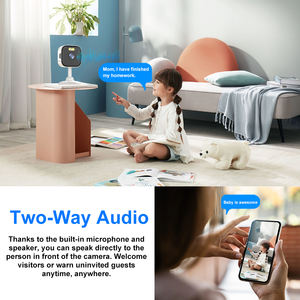 Hfwvision 2MP高清智能迷你摄像机Okampro运动检测夜视报警家庭安全IP sd卡和云无线摄像机 - Product Image 2