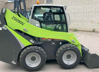 Chargeuse compacte robuste avec godet de 0,44 m³ et cabine panoramique ZS090V pour chantier, agriculture et déneigement
