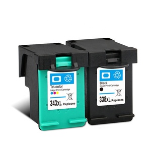 Cartouche compatible couleur pour imprimantes <span class=keywords><strong>HP</strong></span> 343XL/338XL et 6540/6520/6840/460c/1500 - Product Image 1