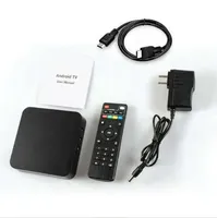 Boîtier TV intelligent AndroidTV 4K 8K pour les foyers américains, européens, britanniques, français et arabes