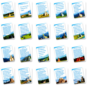 Nouvelles cartes bibliques en papier personnalisables de 50 pièces pour la version anglaise, messages créatifs inspirants et positifs - Product Image 3