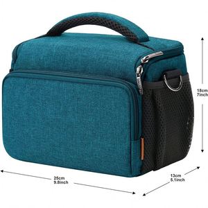 Sac à dos pour appareil photo - échantillon gratuit - style vintage en polyester imperméable pour appareil photo reflex numérique - sac à dos en toile avec compartiment pour ordinateur portable de 4 pouces - Product Image 1