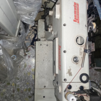 Machine à coudre à double aiguille à plat Yamato 2300M pour usage domestique, moteur 2000 points/min, épaisseur 6 mm, cœur PLC, 50 kg, machine à coudre d'occasion