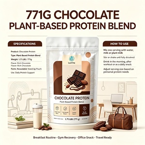 Poudre de protéines <span class=keywords><strong>Prime</strong></span> OEM ODM saveur chocolat, isolat de protéines de bœuf nourri à l'herbe, favorisant la santé intestinale, supplément pour la récupération musculaire - Product Image 5