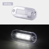 Feu de position latéral LED 12V IP67 rouge/ambre/blanc/violet pour camion, fourgonnette, remorque