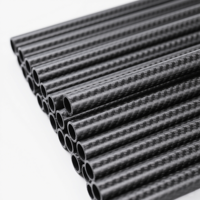Tube en fibre de carbone pour drone/robot, léger, 3k Twill/Plain, fabricant de connecteurs de tubes en fibre de carbone sur mesure