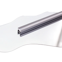 Profilé LED en aluminium 12V avec interrupteur à capteur pour éclairage de meubles, armoires, étagères et vitrines domestiques YB1011-23