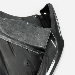 Parte del cuerpo del difusor de labio delantero de fibra de carbono estilo MY17 R35 GTR TS solo para ser utilizado con parachoques delantero estilo TS - Product Image 5