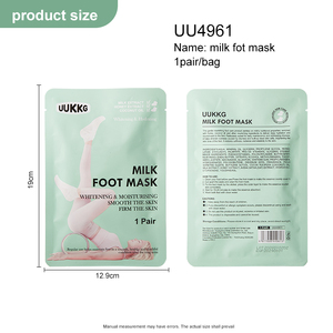 <span class=keywords><strong>Masque</strong></span> exfoliant liquide pour les pieds au parfum de lait, marque privée, au beurre de karité, traitement hydratant pour les pieds secs et les talons gercés, pour femmes - Product Image 5
