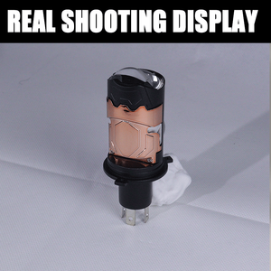 Mini Lente Proyector LED con Ventilador de Enfriamiento Bombilla de Faro H4 Luz Alta y Baja de Alta Potencia 110W 12000 LM Lente Bi-LED para Faro Delantero - Product Image 2