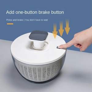 Secador de Verduras para Ensaladas, Limpiador Manual de Plástico para Frutas, Verduras, Cebollas, Bayas, Utensilio de Cocina - Product Image 5