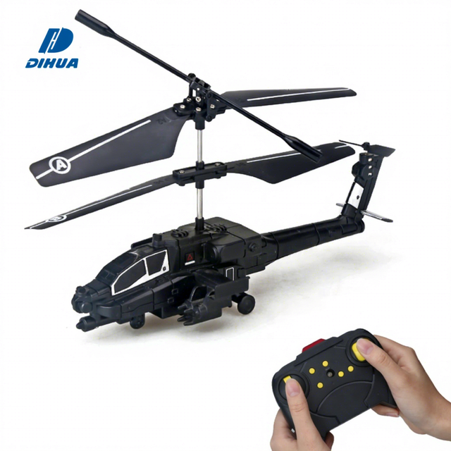 Apache Helicopter 3.5 Channel IR with Gyro Infrared Remote Control Mini Flying Aircraft Toy for Kids Indoor Flight Adventure