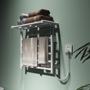 <span class=keywords><strong>Toallero</strong></span> eléctrico inteligente de diseño moderno para baño, almacenamiento de secado sin perforaciones, Calefacción Eficiente para hoteles - Product Image 1
