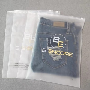 Túi Khóa Kéo Trong Mờ In Tùy Chỉnh Túi Bao Bì Quần Áo Bằng Nhựa Có Khóa Kéo Tự Niêm Phong Khóa Kéo Khóa Zip Chống Nước - Product Image 4