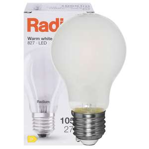 <b>LED</b>-Filament-Lampe, RaLED <b>STAR</b> STANDARD, AGL-Form, matt, E27, 2700K, 7,5W (75W), 1.055 lm (9019601176) - Product Image 1