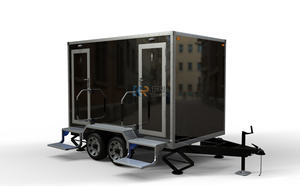 Nouvelle Remorque Sanitaire Portable de Luxe pour 2/4/6/8/10 Cabines, Toilettes Extérieures Publiques - Product Image 3