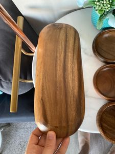 木碗相思木托盘和碗套相思葫芦碗，带长棍面包托盘 (4pcs) - Product Image 5