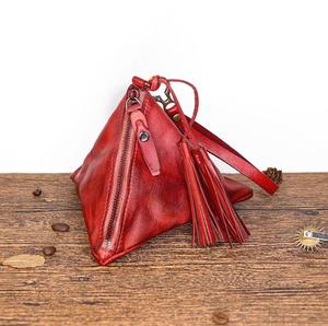 Porte-clés en cuir personnalisé, porte-monnaie, pochette à clés, organiseur avec sangle de poignet, portefeuille de luxe en cuir pour femme - Product Image 3