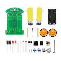 Pièces de voiture de patrouille D2-1, kit électronique de voiture robotique de suivi intelligent