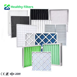 Bộ lọc không khí cho nhà điều hòa không khí xếp li Lọc nhà máy Giá Các Tông khung sức đề kháng thấp kim loại lưới lọc HVAC AC Fil - Product Image 1