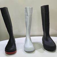 Bottes de pluie imperméables personnalisées blanches pour hommes et femmes