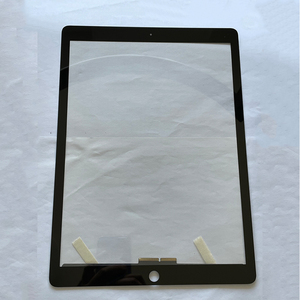 Verre tactile pour iPad Pro 12.9 2015 1ère génération A1584 A1652 avec OCA pré-appliqué, panneau avant noir et blanc - Product Image 3