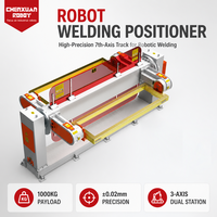 Positionneur de soudage vertical à double station 3 axes de haute précision, table rotative servo pour charge lourde pour cellule de soudage robotisée