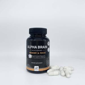 Best seller capsule alfa 60 Ct bottiglia Boost memoria migliorare la chiarezza della messa a fuoco supporta la salute del cervello funzione cognitiva per gli adulti - Product Image 4